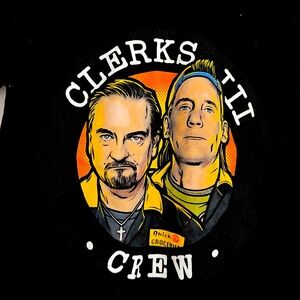 Clerks 3 crew t shirt.